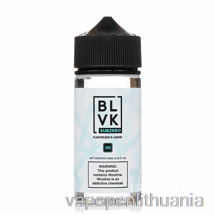 Sub Zero - Blvk - 100ml 0mg Vape Skystis
